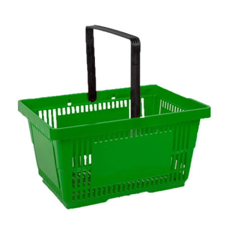 Koszyk sklepowy  plastikowy zielony